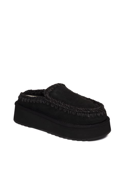 sabot platofrm nero MOU | CLOG ESKIMO PLATFORM681004A-BKB